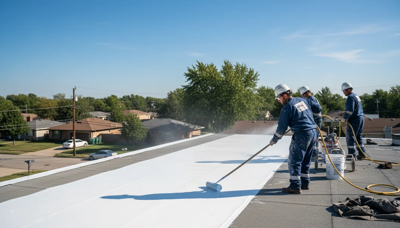 Commercial roof coating in Callands, VA near me